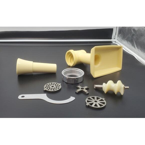 Vintage Oster Meat Grinder Accessosry for Oster Kitchen Center, Harvest Gold - Picture 2 of 7